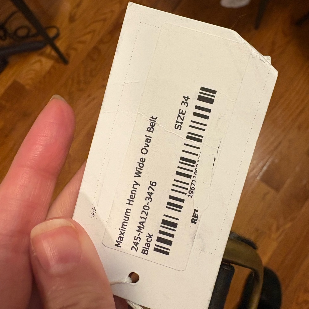 NWT Alex mill maximum Henry wide oval belt - Picture 3 of 3